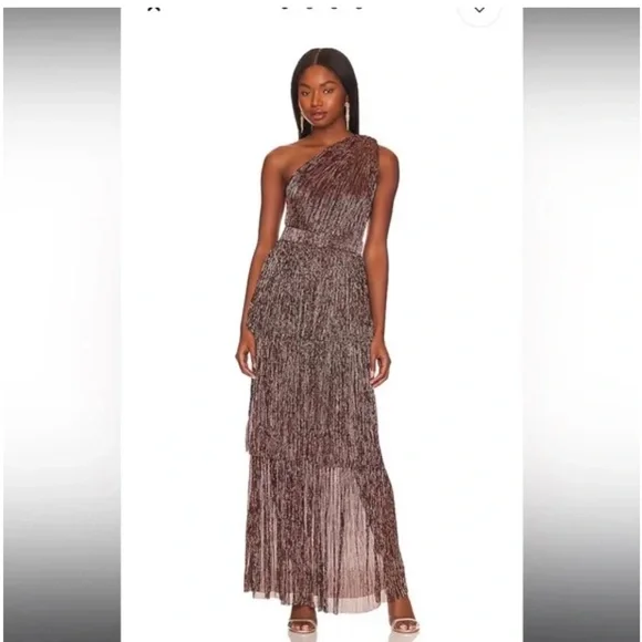 Sabrina musayev x revolve Trina dress in bronze - Picture 1 of 4